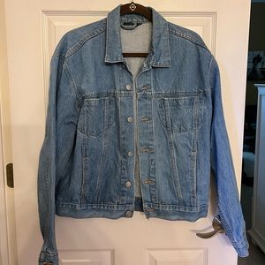 Vintage weathered J.Crew size medium men’s jean jacket